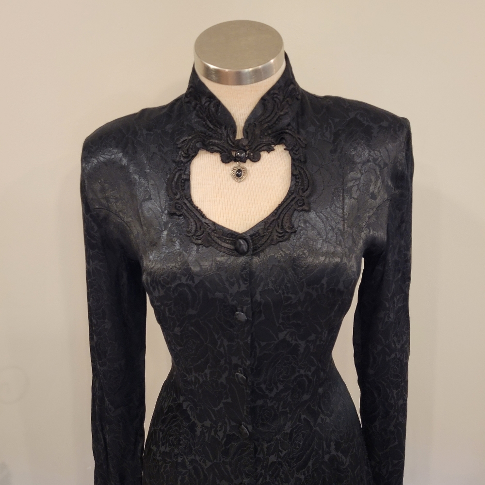 Jody California vintage sweetheart dress Victorian, wedding, Gothic, costume